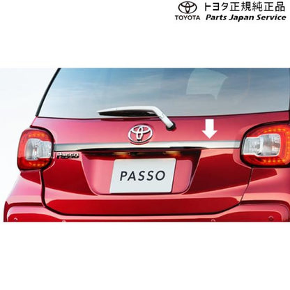700系パッソ バックドアガーニッシュ(クロムメッキ) トヨタ M700A M710A 700passo TOYOTA