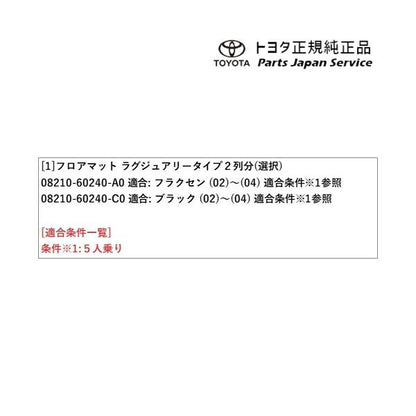 150系ランドクルーザープラド フロアマット(ラグジュアリー)(5人乗り用) トヨタ GDJ151W GDJ150W TRJ150W 150prado TOYOTA