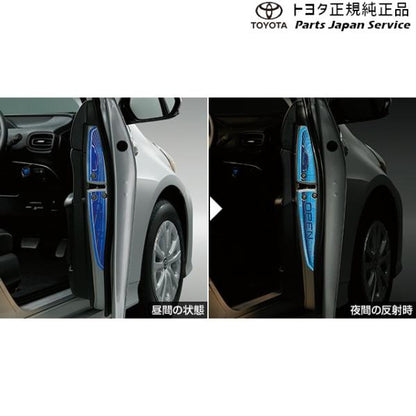 50系プリウス ドアリフレクションデカール トヨタ ZVW51 ZVW55 50prius TOYOTA