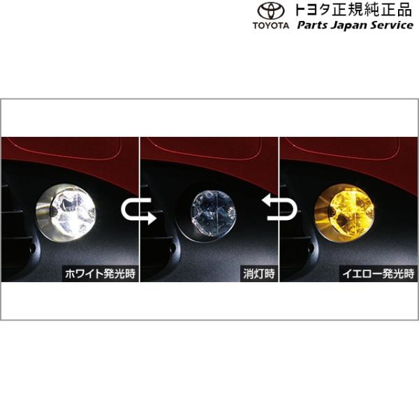 50系プリウス バイカラーLEDフォグランプ(切り替え式)(設定2) トヨタ ZVW51 ZVW55 50prius TOYOTA