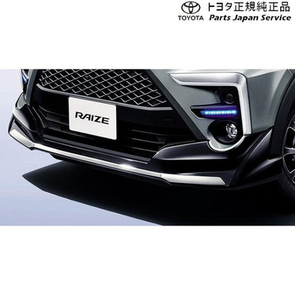 200系ライズ フロントスポイラー(ブラック・メッキ付) トヨタ A201A A210A A202A 200raize TOYOTA