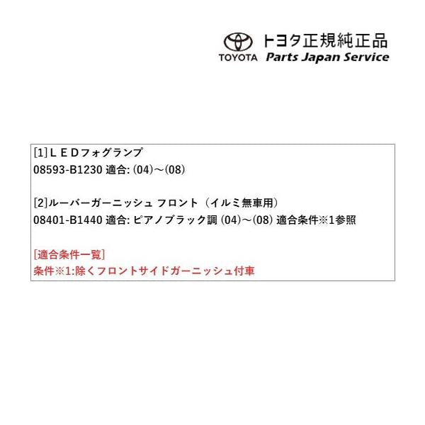 200系ライズ LEDフォグランプセット(フロントルーバーガーニッシュ付) トヨタ A201A A210A A202A 200raize TOYOTA