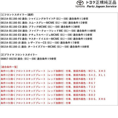 200系ライズ フロントスポイラー トヨタ A201A A210A A202A 200raize TOYOTA
