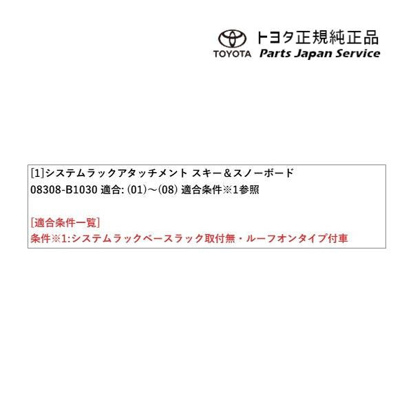 200系ライズ スキー&スノーボードアタッチメント トヨタ A201A A210A A202A 200raize TOYOTA
