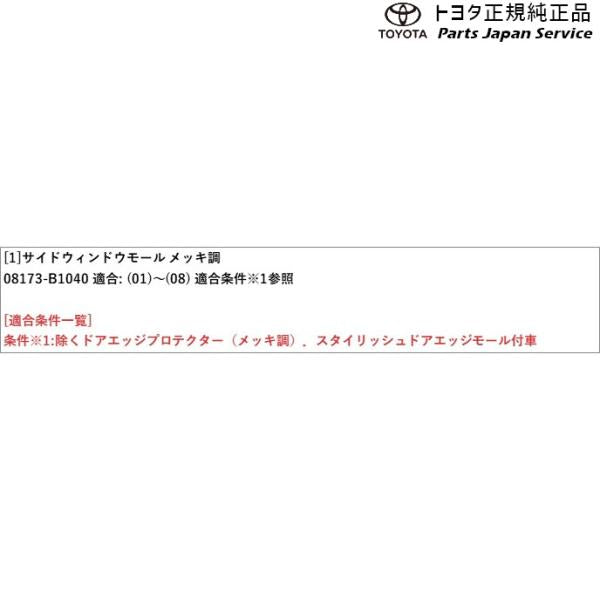 200系ライズ サイドウインドゥモール(メッキ調) トヨタ A201A A210A A202A 200raize TOYOTA