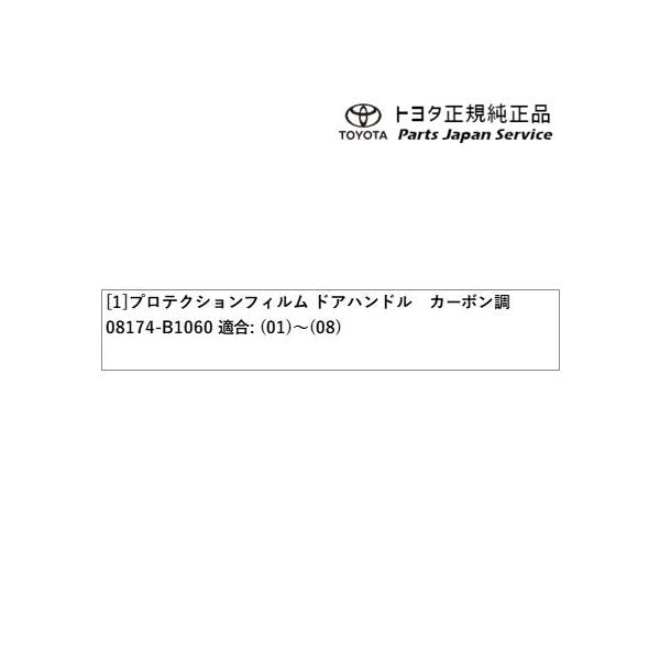 200系ライズ プロテクションフィルム(ドアハンドル)(カーボン調) トヨタ A201A A210A A202A 200raize TOYOTA