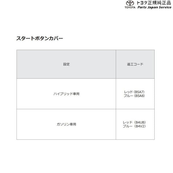 200系ライズ スタートボタンカバー/ハイブリッド車用 トヨタ A201A A210A A202A 200RAIZE TOYOTA