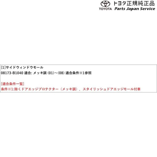 【大型便】200系ライズ サイドウインドゥモール(メッキ調) トヨタ A201A A210A A202A 200RAIZE TOYOTA