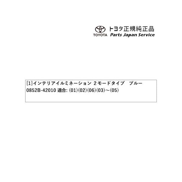 50系ラブフォー インテリアイルミネーション(2モードタイプ・ブルー) トヨタ MXAA54 MXAA52 AXAH54 AXAH52 50rav4 TOYOTA