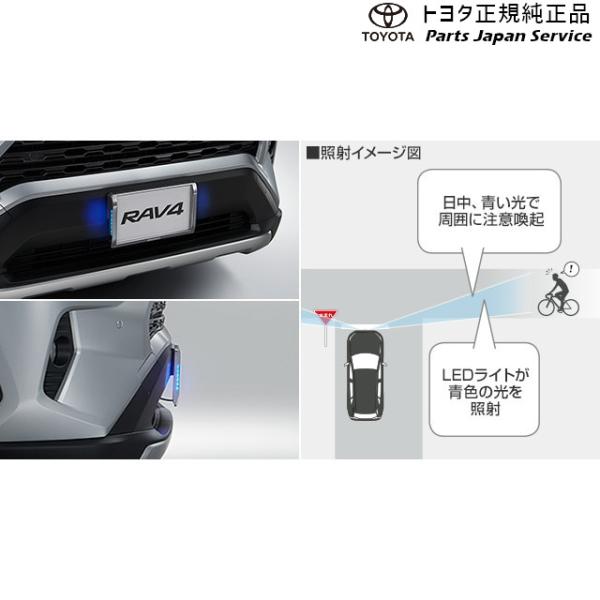 50系ラブフォー LEDサイドライト(ナンバーフレーム付)(設定1) トヨタ MXAA54 MXAA52 AXAH54 AXAH52 50rav4 TOYOTA
