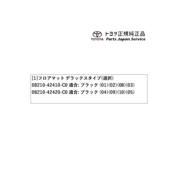 50系ラブフォー フロアマット(デラックスタイプ) トヨタ MXAA54 MXAA52 AXAH54 AXAH52 50rav4 TOYOTA