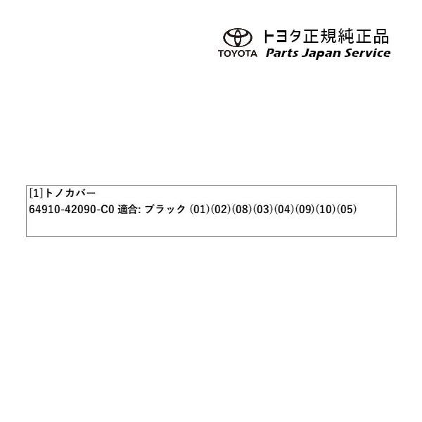 50系ラブフォー トノカバー トヨタ MXAA54 MXAA52 AXAH54 AXAH52 50rav4 TOYOTA