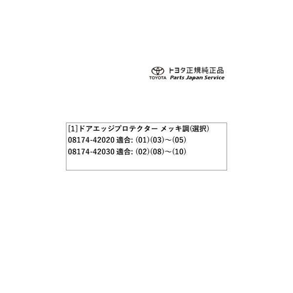 50系ラブフォー ドアエッジプロテクター(メッキ調) トヨタ MXAA54 MXAA52 AXAH54 AXAH52 50rav4 TOYOTA