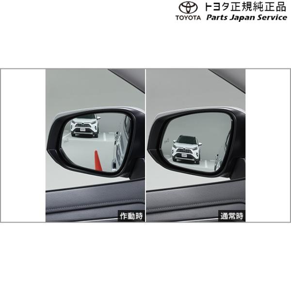 50系ラブフォー リバース連動ミラー(パノラミックビューモニター付車用) トヨタ MXAA54 MXAA52 AXAH54 AXAH52 50rav4 TOYOTA