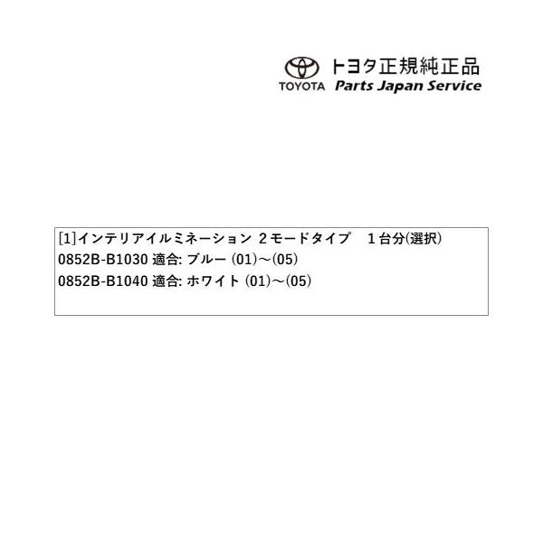 900系ルーミー インテリアイルミネーション(2モードタイプ) トヨタ M910A M900A 900roomy TOYOTA