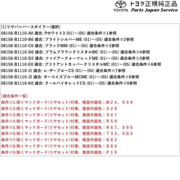 900系ルーミー リヤバンパースポイラー トヨタ M910A M900A 900roomy TOYOTA