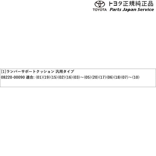 170系シエンタ ランバーサポートクッション(汎用タイプ) トヨタ NSP170G NCP175G NHP170G NSP172G 170sienta TOYOTA