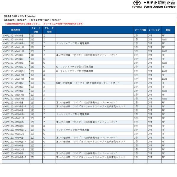 10系シエンタ 室内カーテン トヨタ MXPL10G MXPL15G MXPL12G MXPC10G MXPC12G 10sienta TOYOTA
