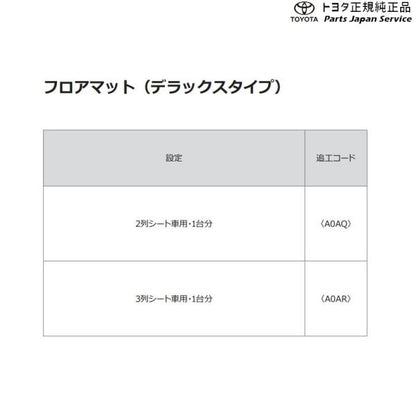 【大型便】10系シエンタ フロアマット(デラックスタイプ)2列車用<1台分> トヨタ MXPL10G MXPL15G MXPL12G MXPC10G MXPC12G 10SIENTA TOYOTA