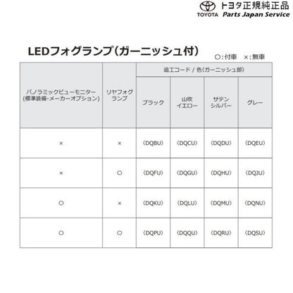 【大型便】10系シエンタ LEDフォグランプ(ガーニッシュ付)グレー トヨタ MXPL10G MXPL15G MXPL12G MXPC10G MXPC12G 10SIENTA TOYOTA