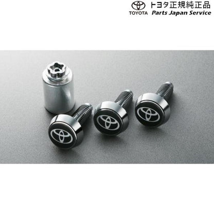 10系シエンタ ロックボルト(ナンバープレート用) トヨタ MXPL10G MXPL15G MXPL12G MXPC10G MXPC12G 10SIENTA TOYOTA