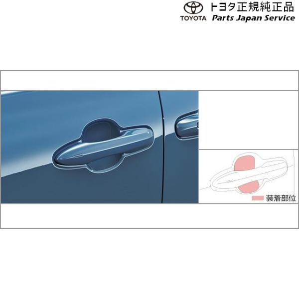 10系シエンタ プロテクションフィルム(ドアハンドル) トヨタ MXPL10G MXPL15G MXPL12G MXPC10G MXPC12G 10SIENTA TOYOTA