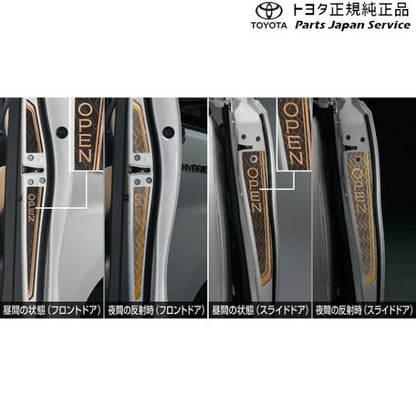 30系ヴェルファイア ドアリフレクションデカール トヨタ AGH30W AGH35W AYH30W 30vellfire TOYOTA