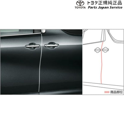 30系ヴェルファイア ドアエッジプロテクター(メッキ調) トヨタ AGH30W AGH35W AYH30W 30vellfire TOYOTA