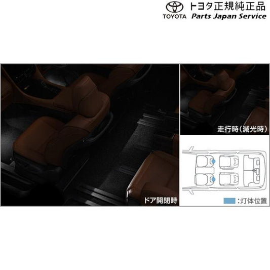 40系ヴェルファイア インテリアイルミネーション(ホワイト) トヨタ AAHH40W AAHH45W TAHA40W TAHA45W 40vellfire TOYOTA