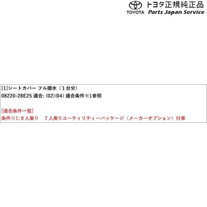 【大型便】90系ヴォクシー シートカバー(フル撥水)(設定1) トヨタ ZWR90W ZWR95W MZRA90W MZRA95W ZWR92W MZRA92W 90VOXY TOYOTA