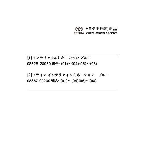 90系ヴォクシー インテリアイルミネーション(ブルー) トヨタ ZWR90W ZWR95W MZRA90W MZRA95W ZWR92W MZRA92W 90VOXY TOYOTA