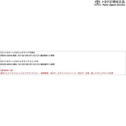 10系ヤリス バイカラーLEDフォグランプ(切り替え式)(設定9) トヨタ MXPH10 MXPH15 MXPA10 MXPA15 KSP210 10yaris TOYOTA