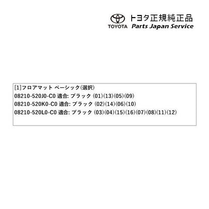 10系ヤリスクロス フロアマット(ベーシック) トヨタ MXPB10 MXPB15 MXPJ10 MXPJ15 10yariscross TOYOTA