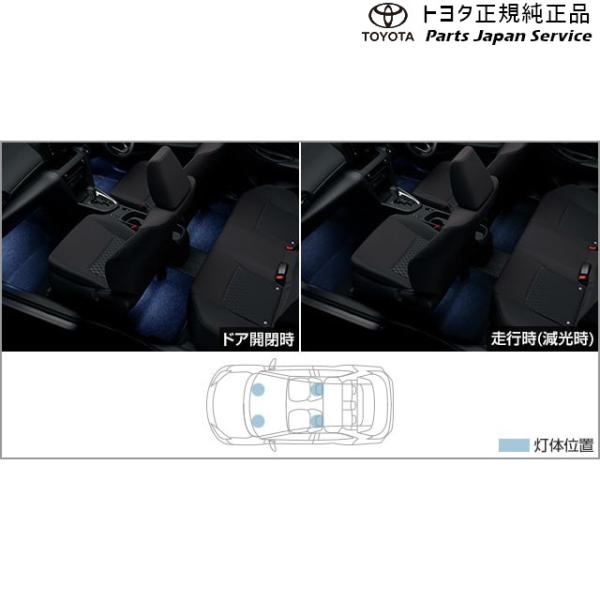 10系ヤリスクロス インテリアイルミネーション(ブルー)(設定1) トヨタ MXPB10 MXPB15 MXPJ10 MXPJ15 10yariscross TOYOTA