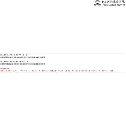 10系ヤリスクロス LEDフォグランプ(設定1) トヨタ MXPB10 MXPB15 MXPJ10 MXPJ15 10yariscross TOYOTA