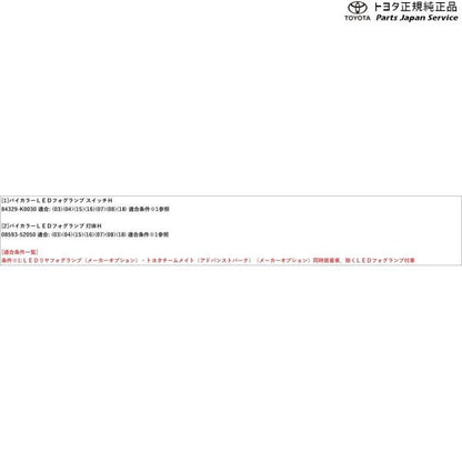 10系ヤリスクロス バイカラーLEDフォグランプ(設定2) トヨタ MXPB10 MXPB15 MXPJ10 MXPJ15 10yariscross TOYOTA
