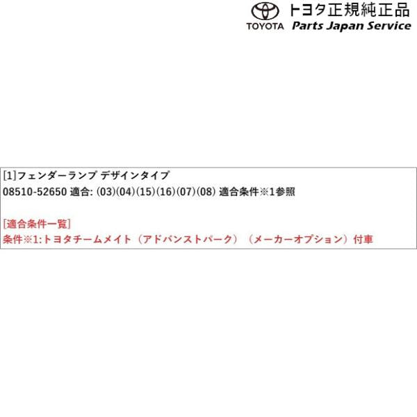 10系ヤリスクロス フェンダーランプ(デザインタイプ)(設定1) トヨタ MXPB10 MXPB15 MXPJ10 MXPJ15 10yariscross TOYOTA