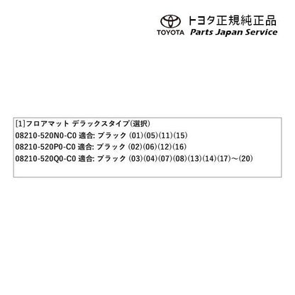 【大型便】10系ヤリスクロス フロアマット(デラックスタイプ) トヨタ MXPB10 MXPB15 MXPJ10 MXPJ15 10YARISCROSS TOYOTA