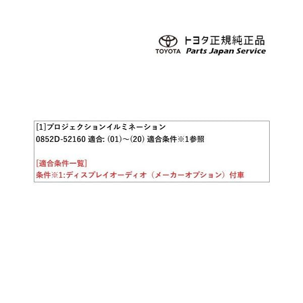 【大型便】10系ヤリスクロス プロジェクションイルミネーション(フロント左右) トヨタ MXPB10 MXPB15 MXPJ10 MXPJ15 10YARISCROSS TOYOTA