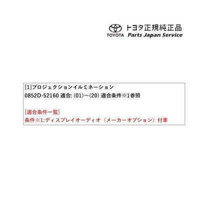 【大型便】10系ヤリスクロス プロジェクションイルミネーション(フロント左右) トヨタ MXPB10 MXPB15 MXPJ10 MXPJ15 10YARISCROSS TOYOTA