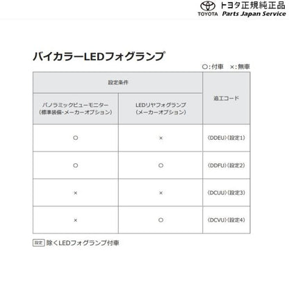 【大型便】10系ヤリスクロス バイカラーLEDフォグランプ(設定4) トヨタ MXPB10 MXPB15 MXPJ10 MXPJ15 10YARISCROSS TOYOTA