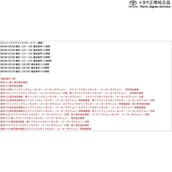10系ヤリスクロス レインクリアリングブルーミラー トヨタ MXPB10 MXPB15 MXPJ10 MXPJ15 10YARISCROSS TOYOTA
