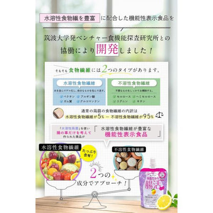 蒟蒻だから腸活ジュレ レモン味 6個入り 蒟蒻屋本舗
