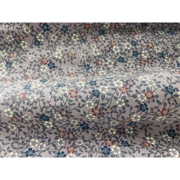 アロハシャツ　薄紫に桜小紋 Lサイズ メンズ