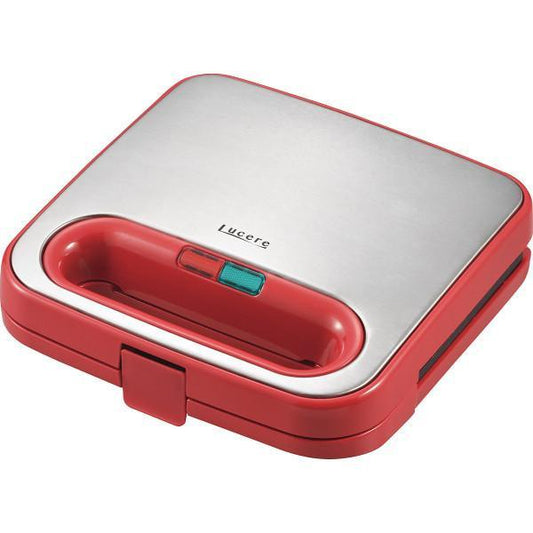 ルチェーレ　ホットサンドメーカー レッド