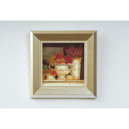 デコアート額　キャサリン作「マーチフラワー」