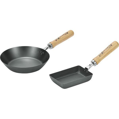 燕人の匠　窒化加工フライパン（２０ｃｍ）＆玉子焼セット