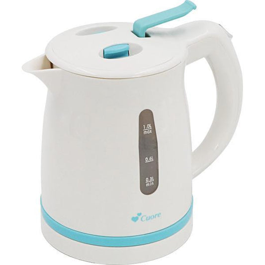 クオーレ　電気ケトル（１ｌ） ブルー
