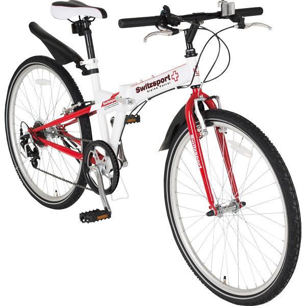 ２６型クロスバイク折畳自転車　ライト付　２台組