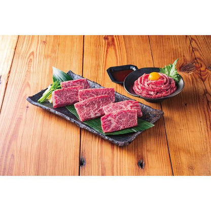 凍眠市場　山形牛焼肉・山形牛ユッケセット